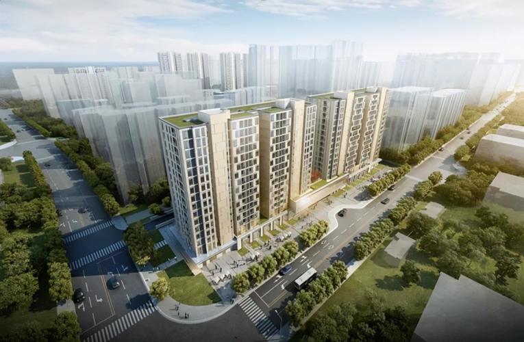 长宁区古北社区项目是上海地产集团开发建设的首批租赁住房项目,建设